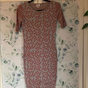 LuLaRoe Red Polka Dot short Sleeve Dress